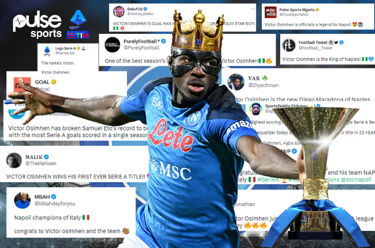 All hail the King of Naples, Victor Osimhen, wins Scudetto for Napoli after 33 years