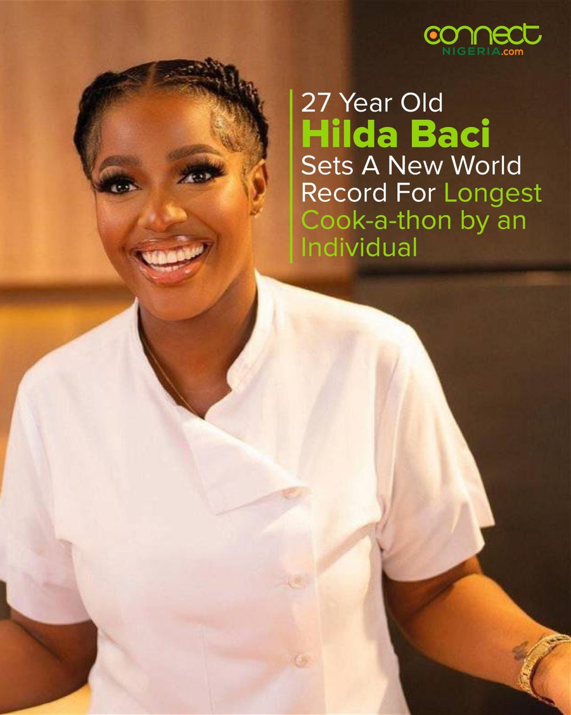 Hilda Bassey breaks world record with 100 hours marathon cooking