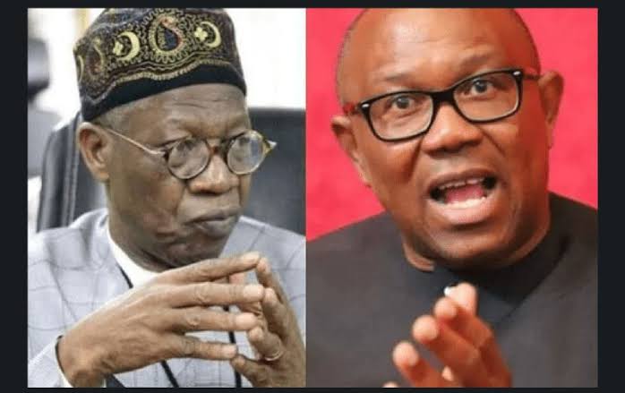 Peter Obi fires back at Lai Mohammed over treason allegation