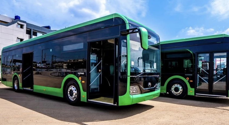 Lagos Mass Transit Master Plan:  Sanwo-Olu unveils first set of electric buses, partners Oando on better transportation