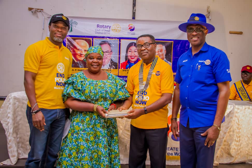 Rotary Club of Ikeja Scores a Double